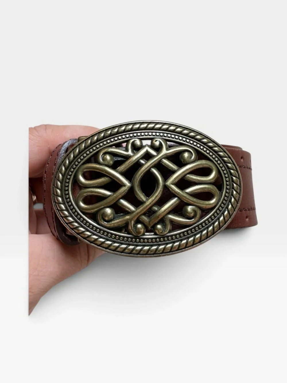 Liz Claiborne Vintage Celtic Buckle Belt